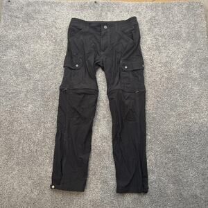 Kuhl Renegade Convertible Pants Mens 32x28 Gray Stealth Hiking Outdoor Pockets